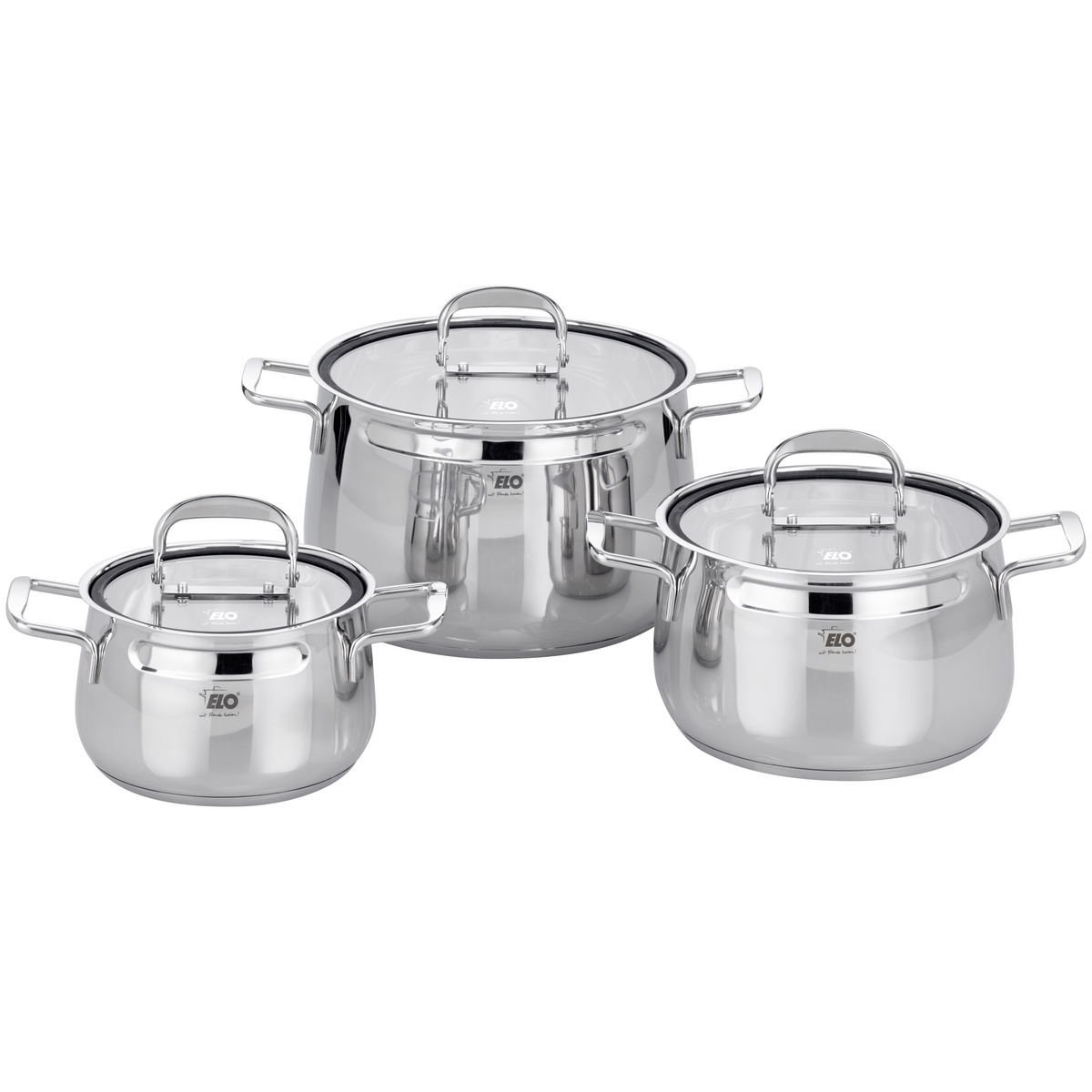 Elo 91003 3dílná sada nerezových hrnců Mystery