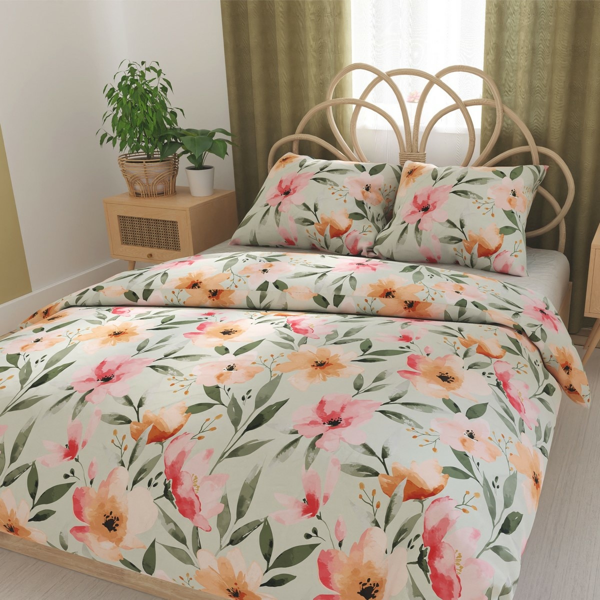 Forbyt Saténové povlečení Floralis