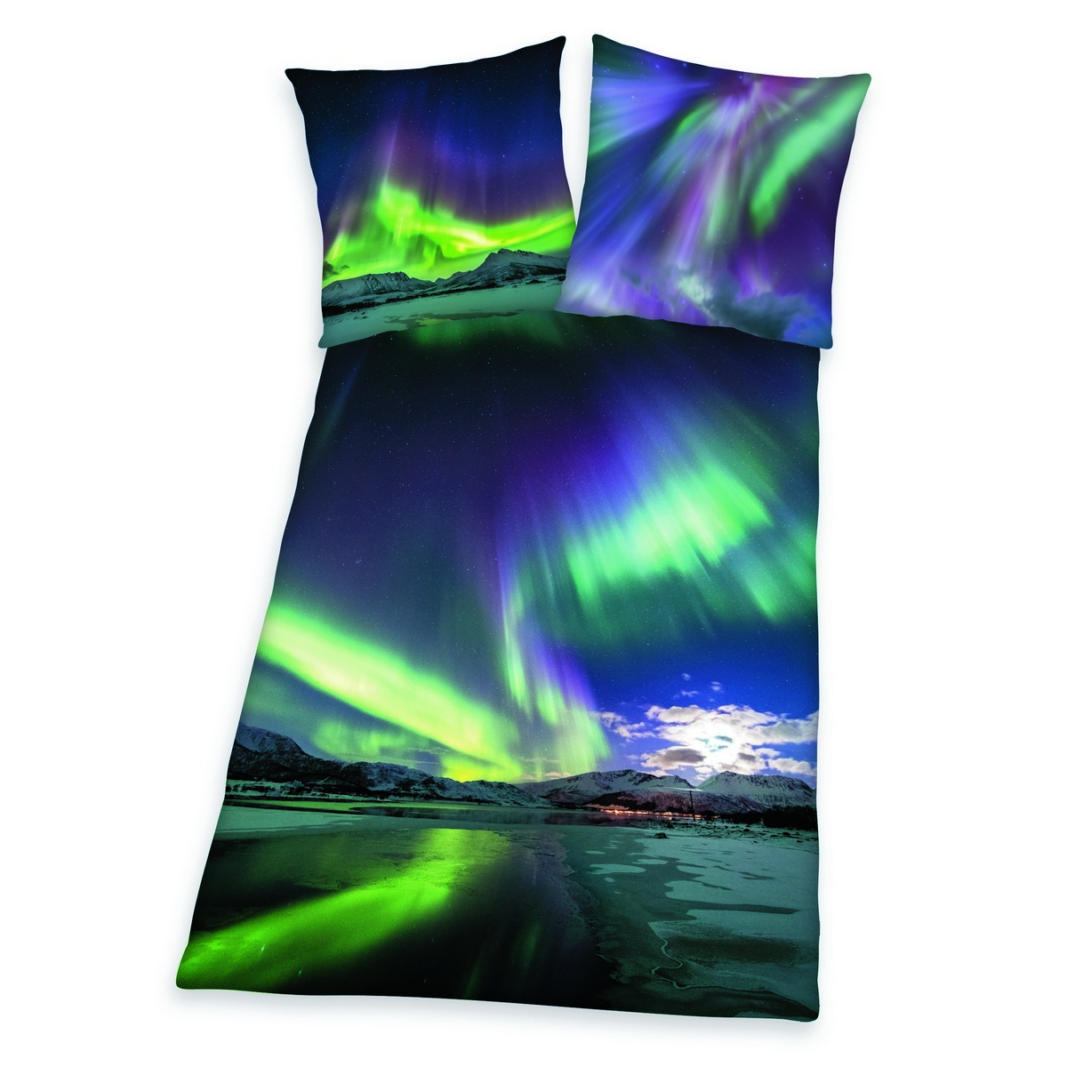 Herding Bavlněné povlečení Polární záře