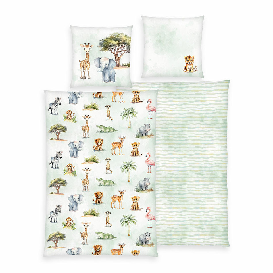 Herding Dětské flanelové povlečení Safari