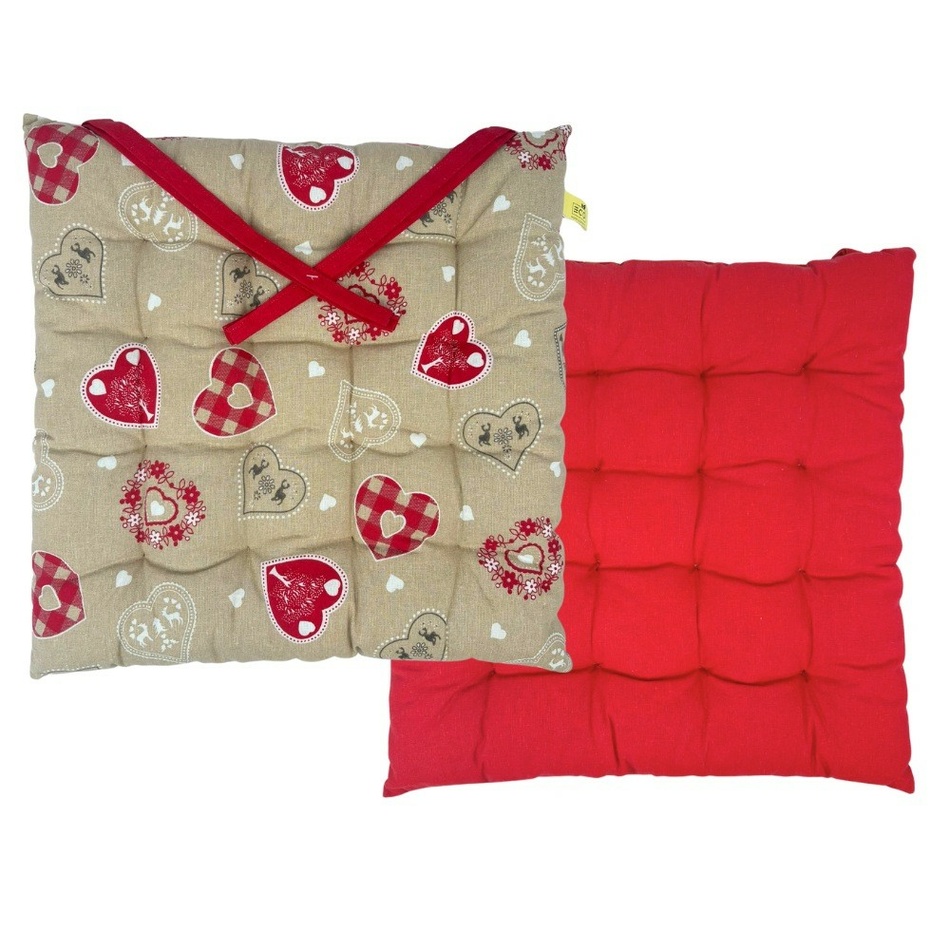 Home Elements Sedák prošívaný Srdce