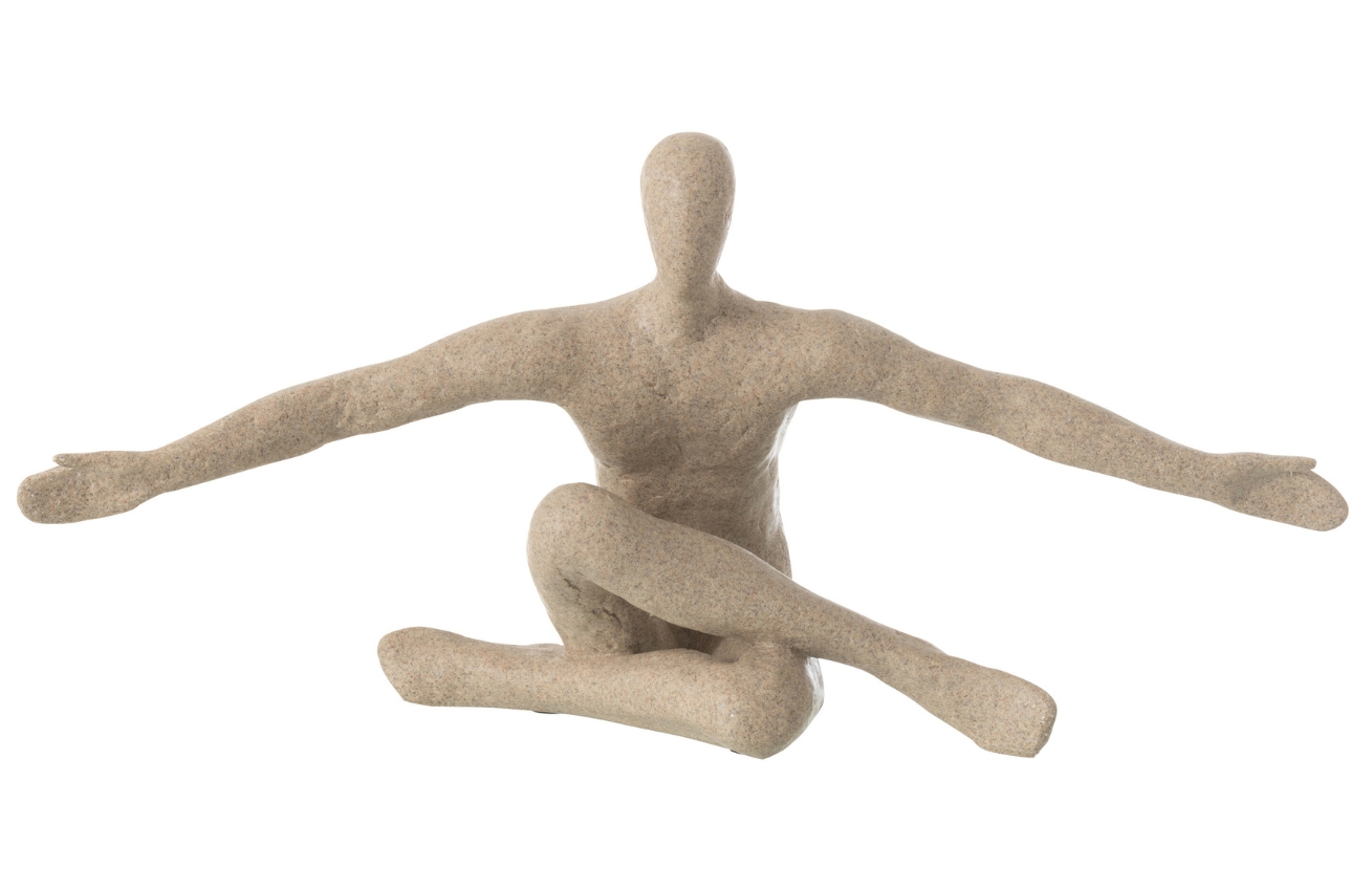 J-line Béžová soška Embrace 57 cm