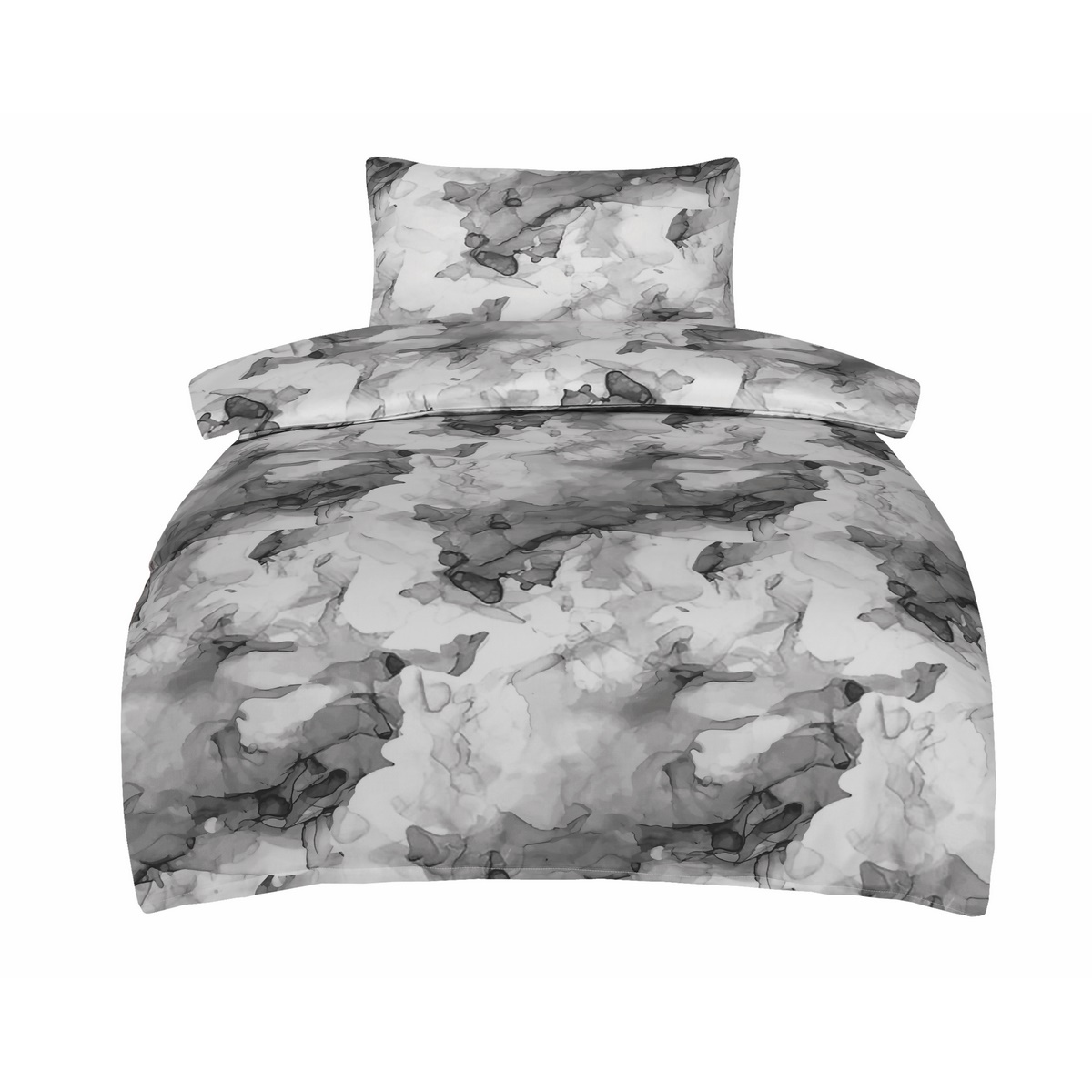 Jahu Saténové povlečení Deluxe Minerals šedý