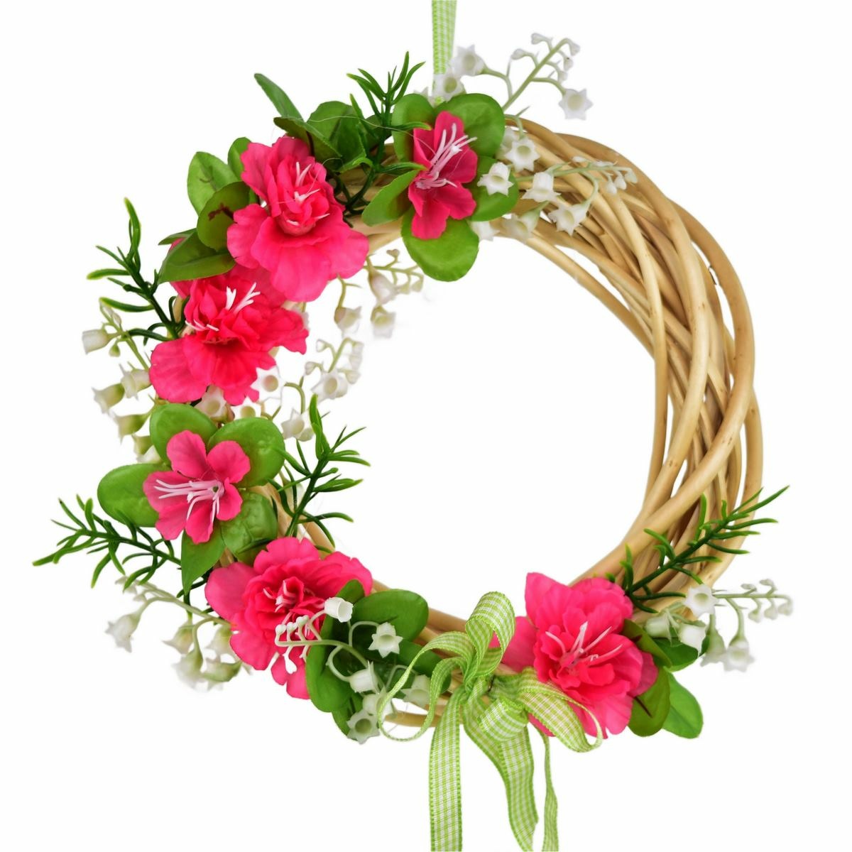 Jarní proutěný věnec Azalka