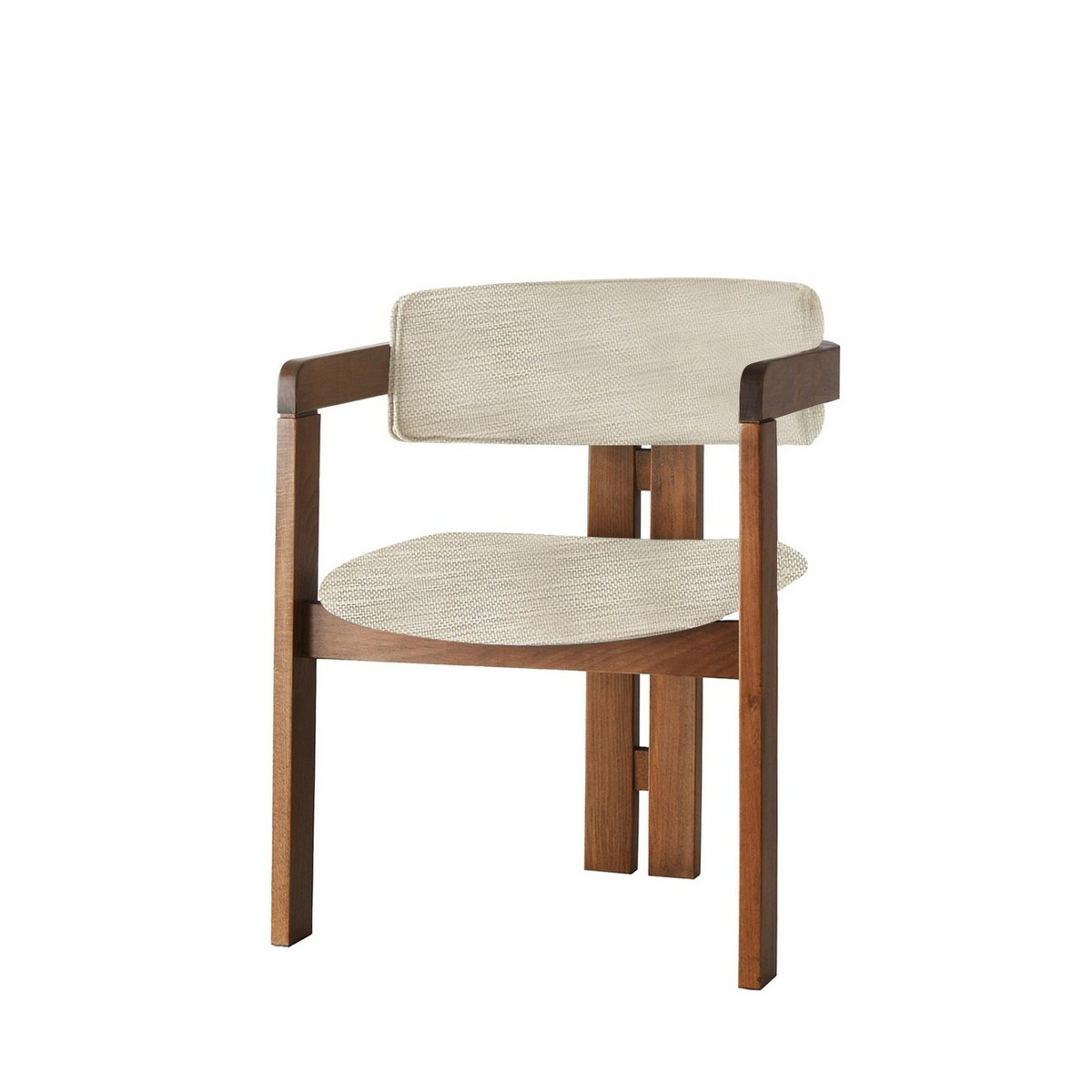 Jídlení židle CO Light Grey and Walnut