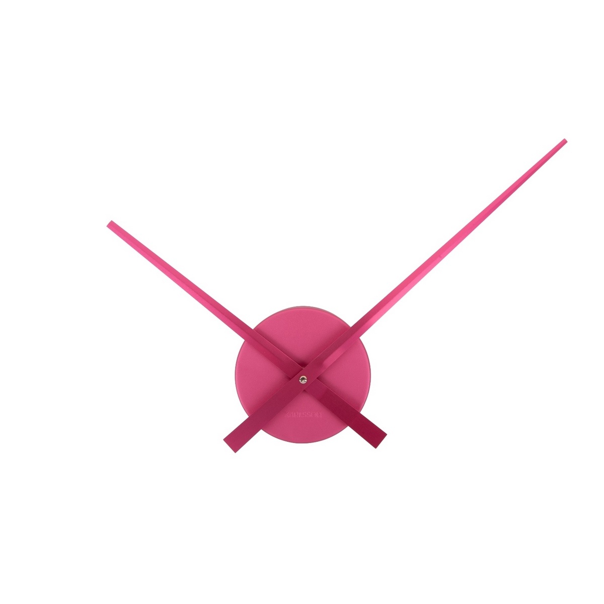 Karlsson 4348PI designové nástěnné hodiny růžová