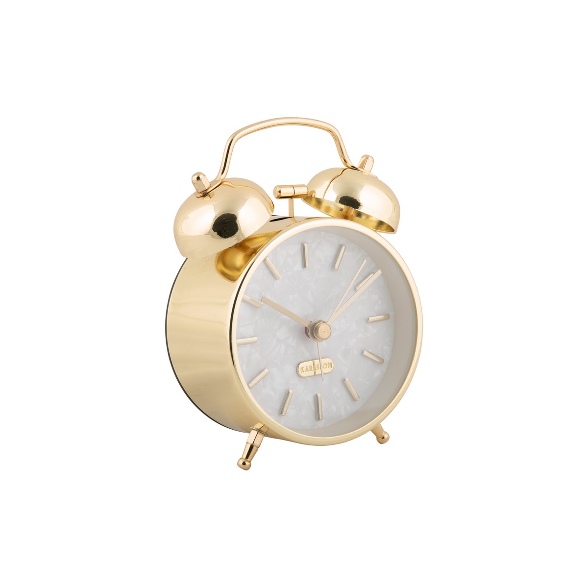 Karlsson 6009GD designový budík zlatá