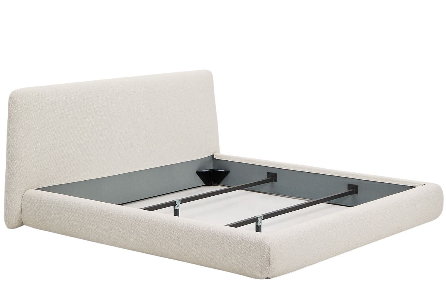 Kave Home Béžová dvoulůžková postel Martina 180 x 200 cm