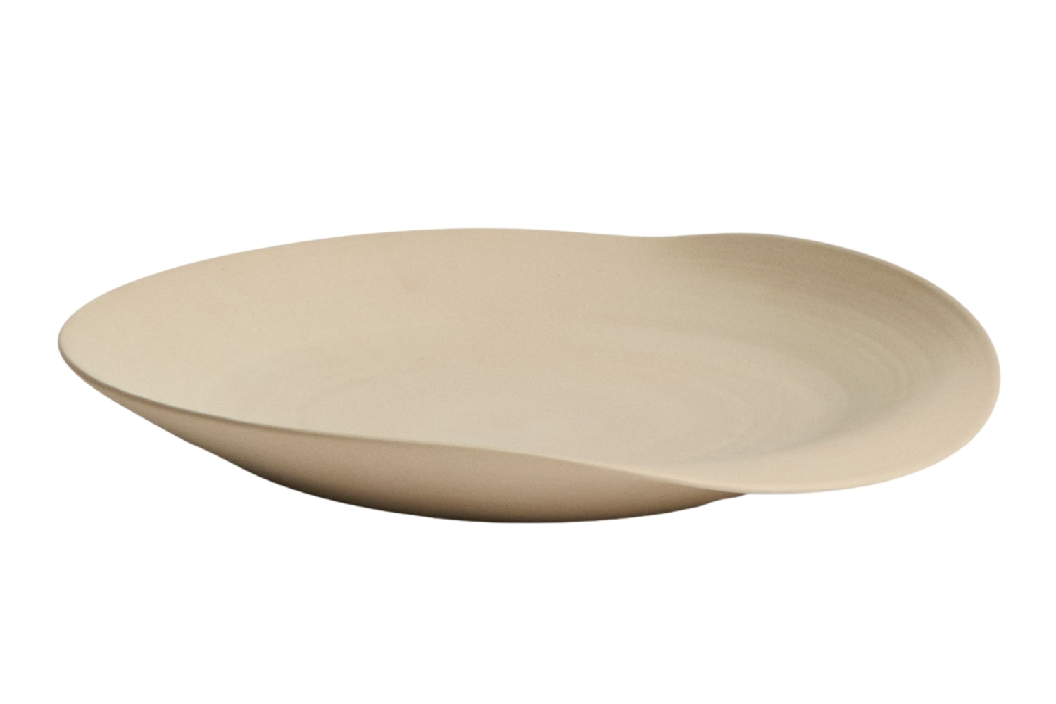 Kave Home Béžová keramická dekorativní mísa Ebenor Ø 30 cm