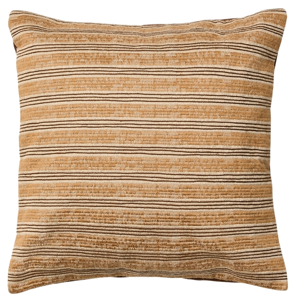 Kave Home Béžovo-hnědý bavlněný povlak na polštář Tavina 50 x 50 cm
