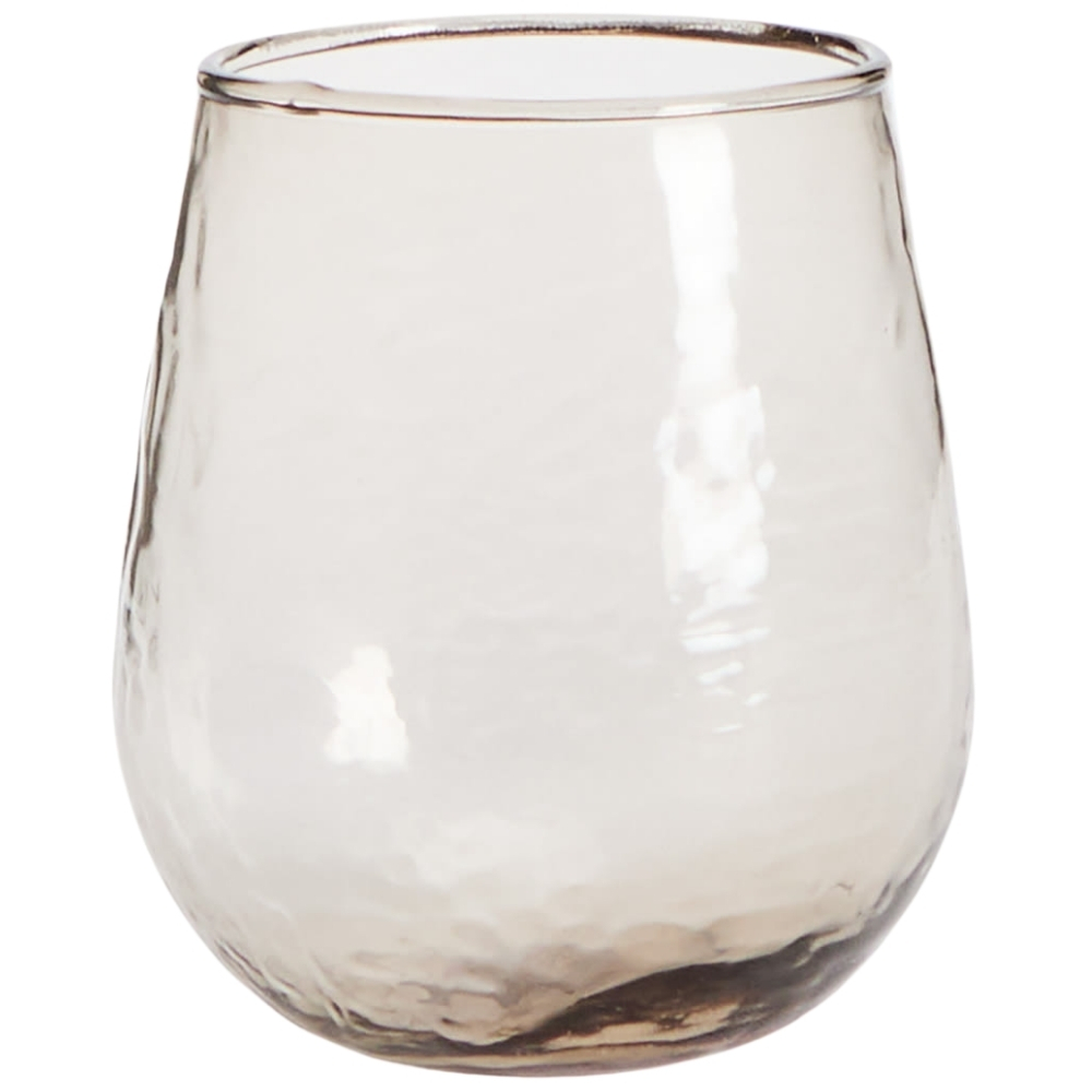 Kave Home Hnědá sklenice Sileia