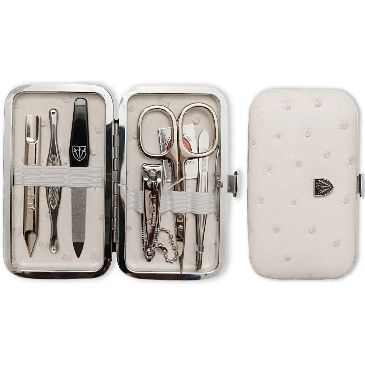 Kellermann dámská sada na manikúru 7412 P N vzor pštrosí kůže