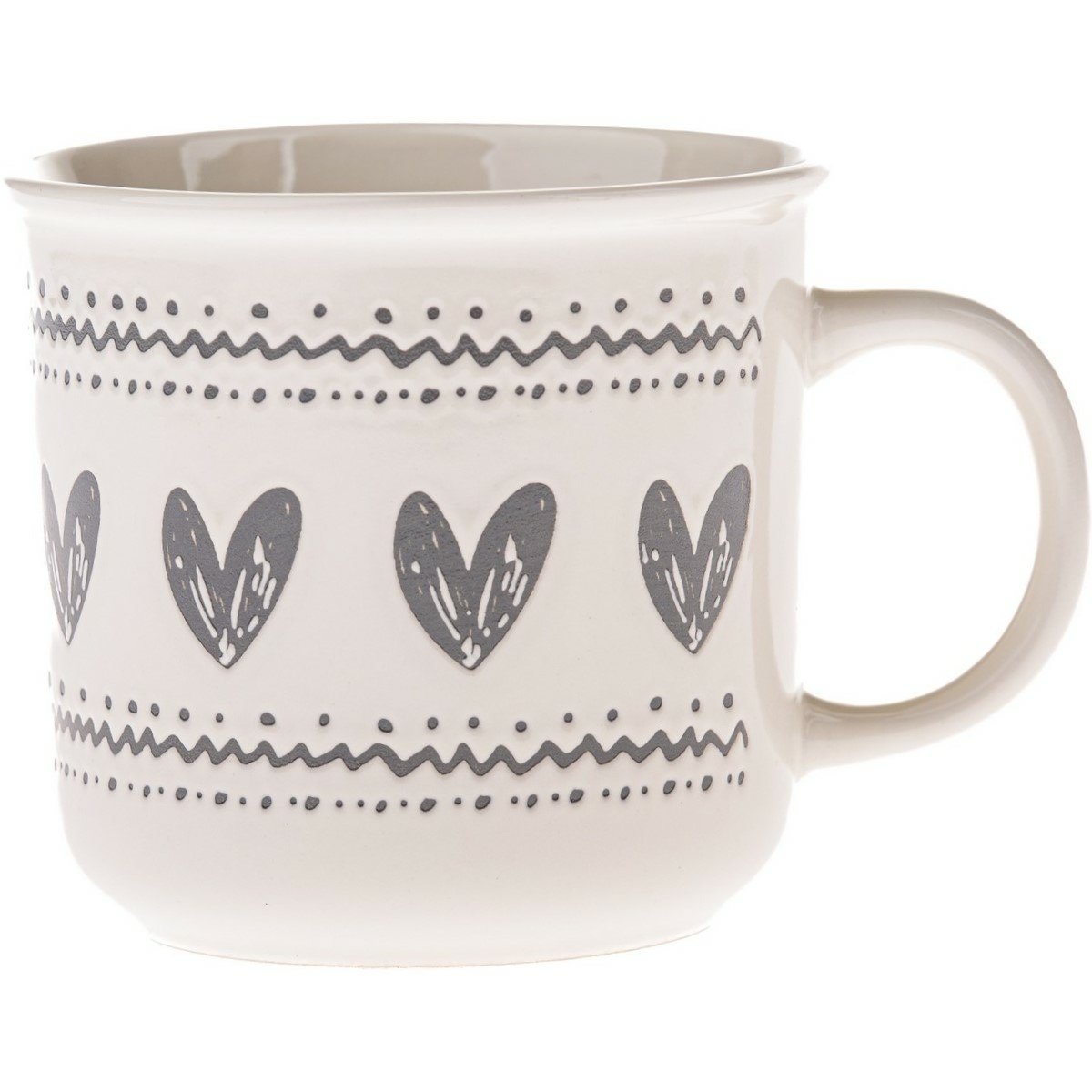 Keramický hrnek Srdíčka I