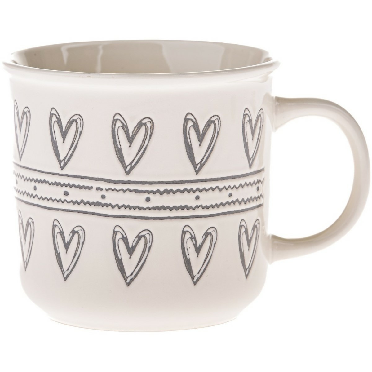 Keramický hrnek Srdíčka II