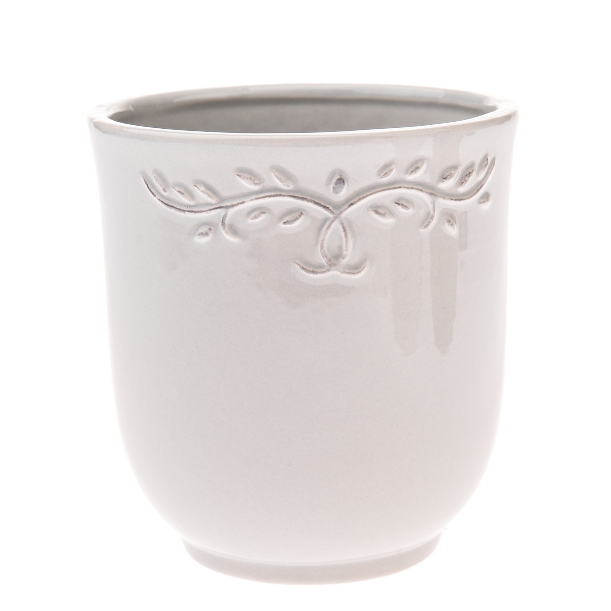 Keramický obal na květináč Ramillete bílá