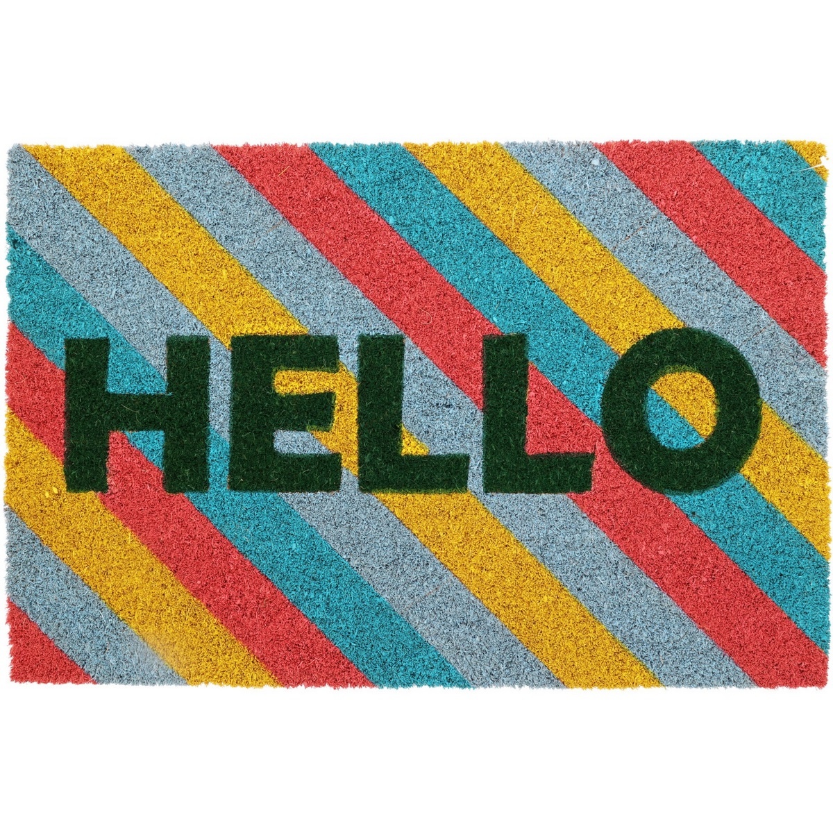 Kokosová rohožka Hello colour