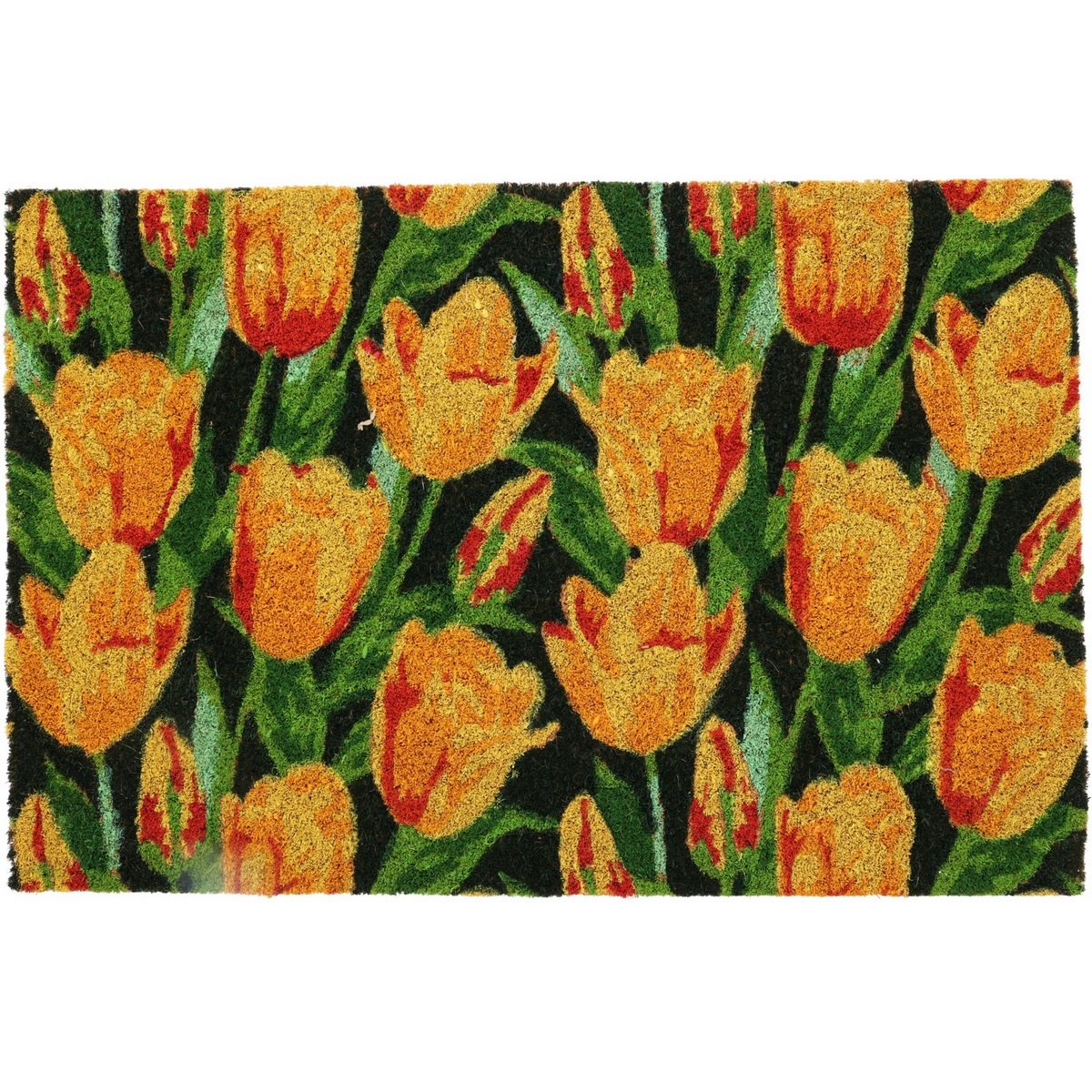 Kokosová rohožka Orange tulips
