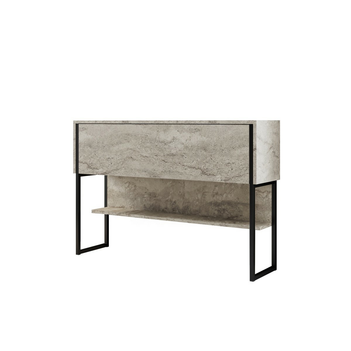 Komoda Luxe Travertine and Black