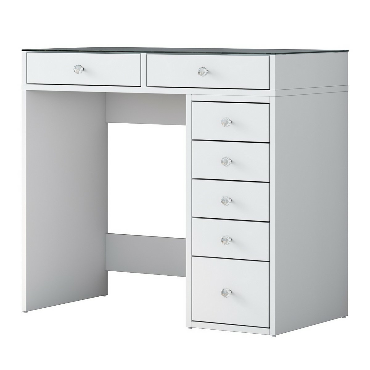 Kosmetický stůl Aurora White