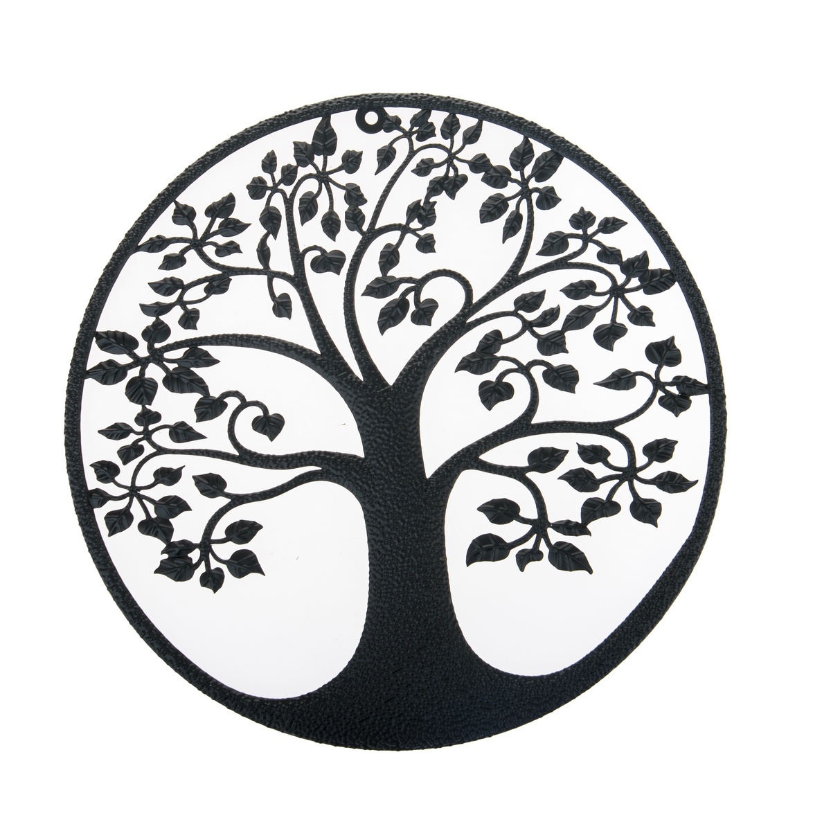 Kovová nástěná dekorace Strom života černá