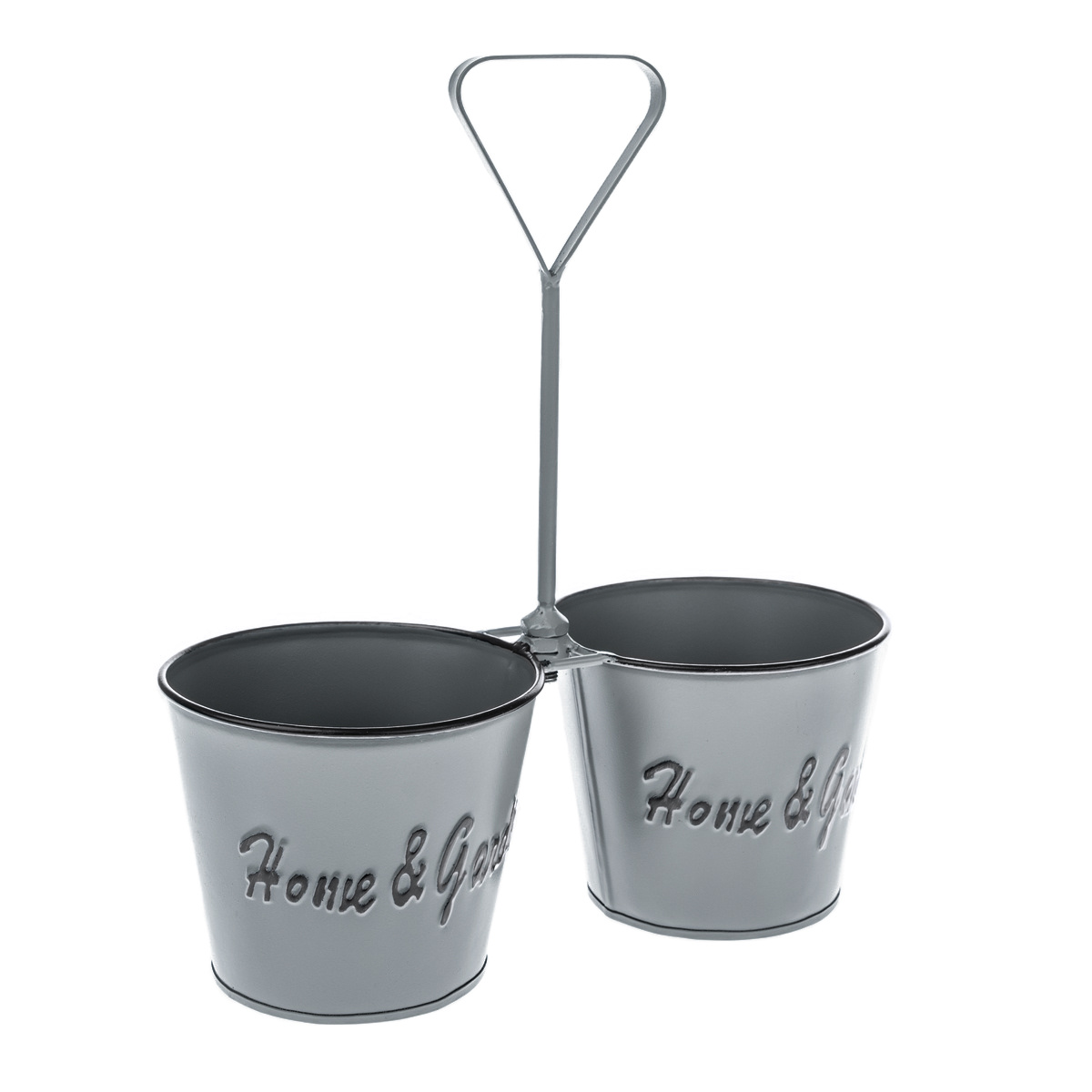 Kovový obal na 2 květináče Home and Garden