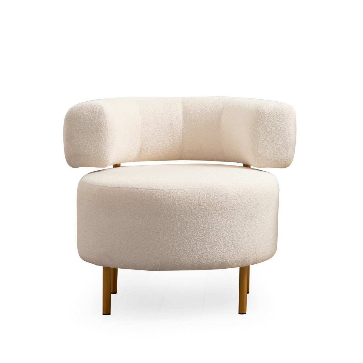 Křeslo River Round White