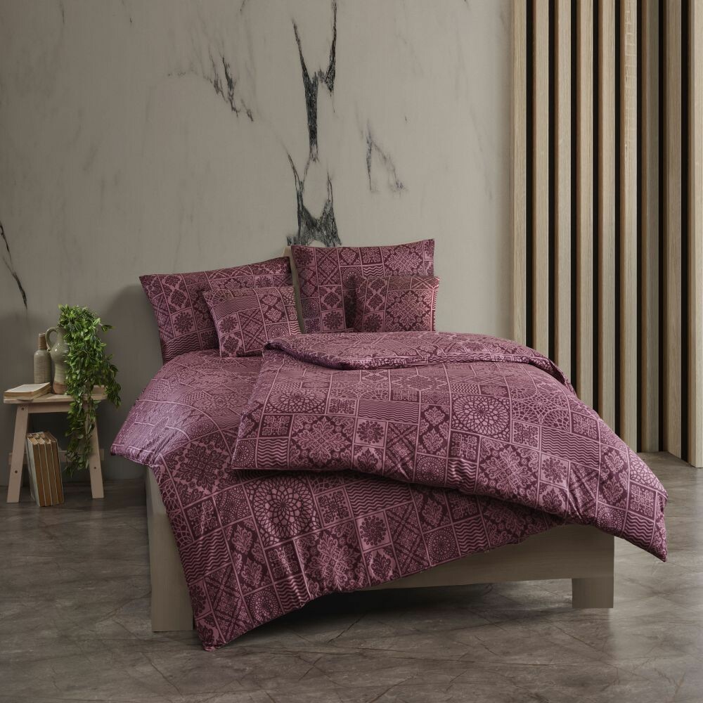 Kvalitex Bavlněné povlečení Tokyo vínová