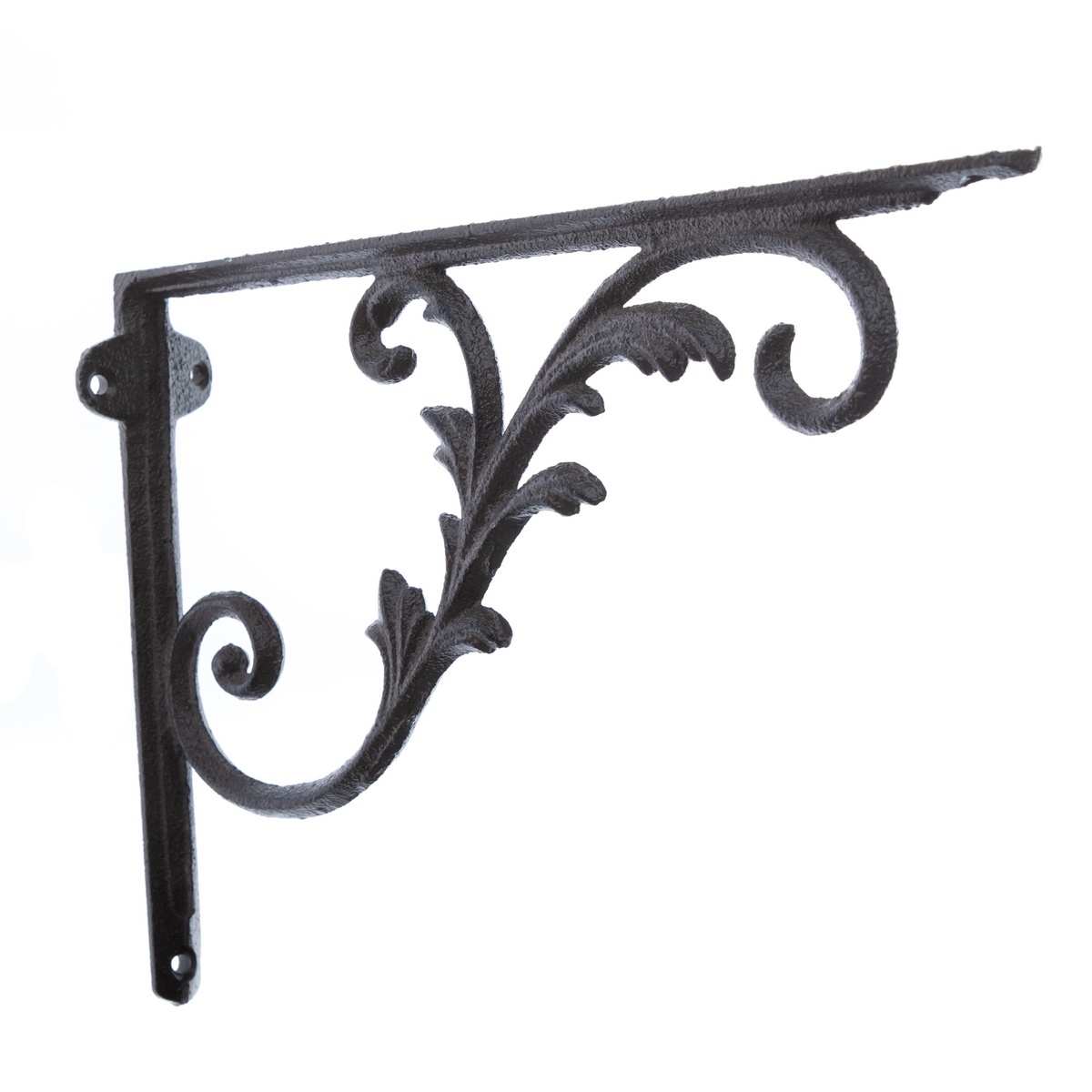 Litinová konzole pod poličku Mensola černá