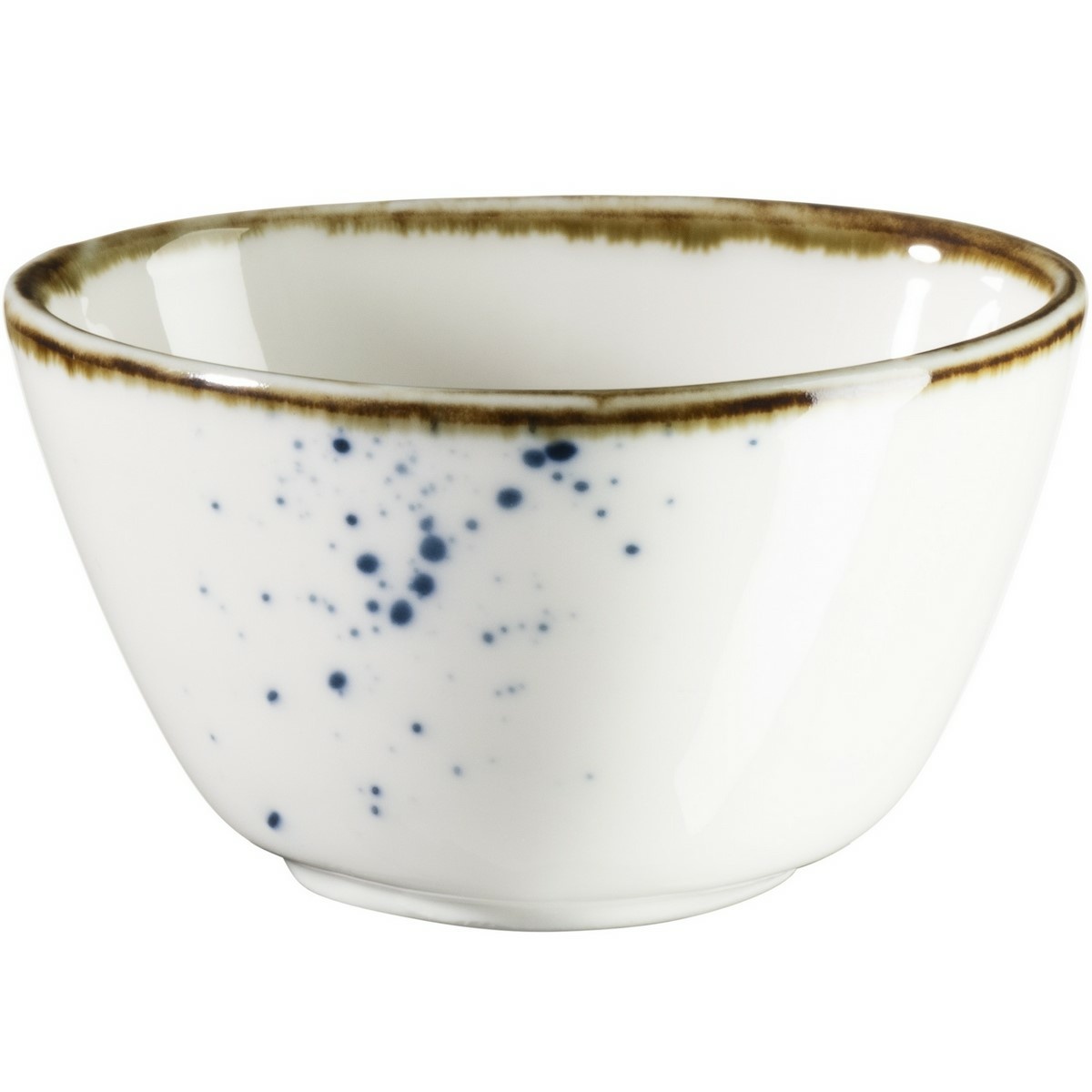 Mäser Oválná miska Pintar White modré tečky 7 x 6 cm