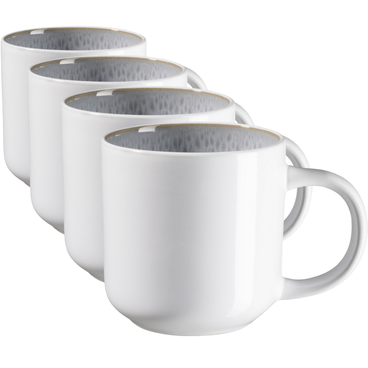 Mäser Sada hrnků na kávu Lunaria Grey 360 ml