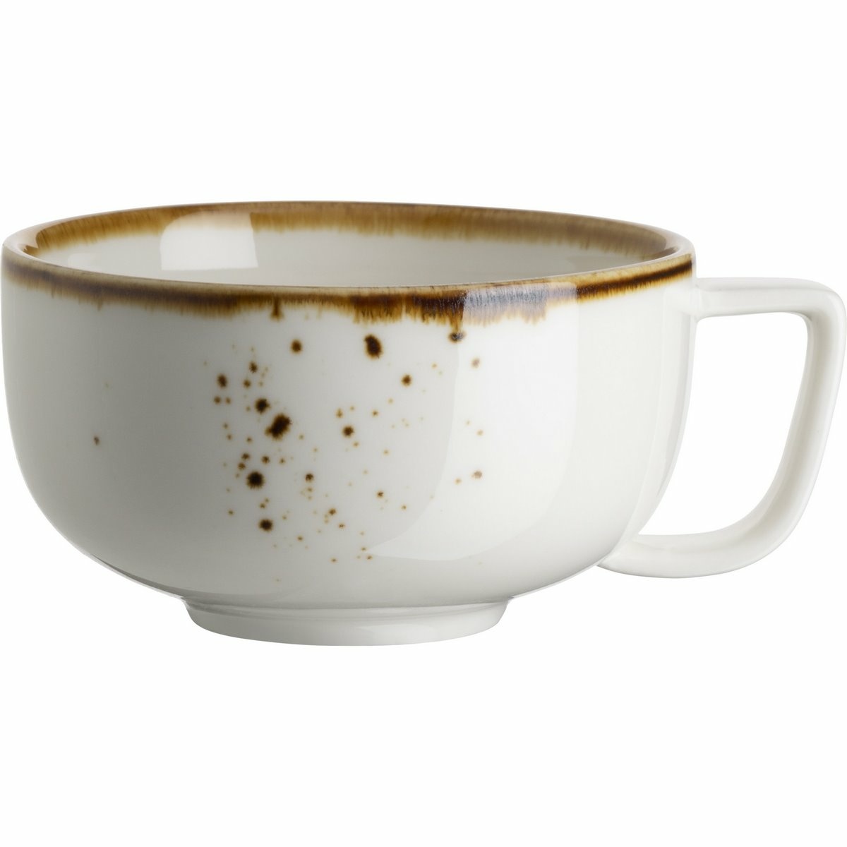 Mäser Šálek na espresso Pintar White hnědé tečky 105 ml