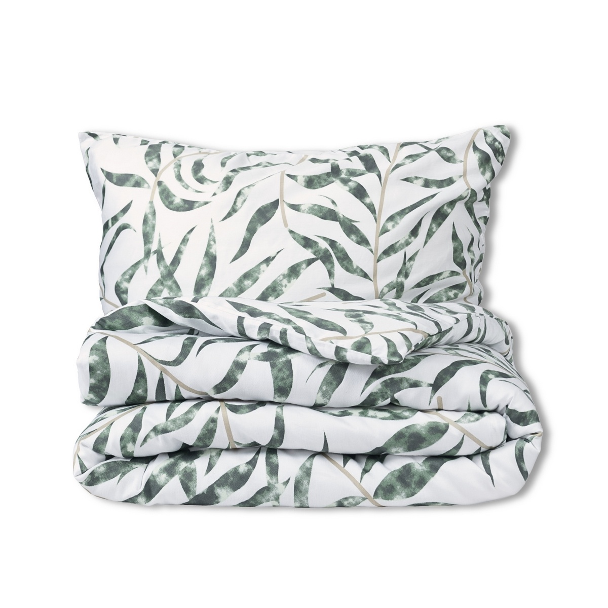 Matex Saténové povlečení Tropické listí