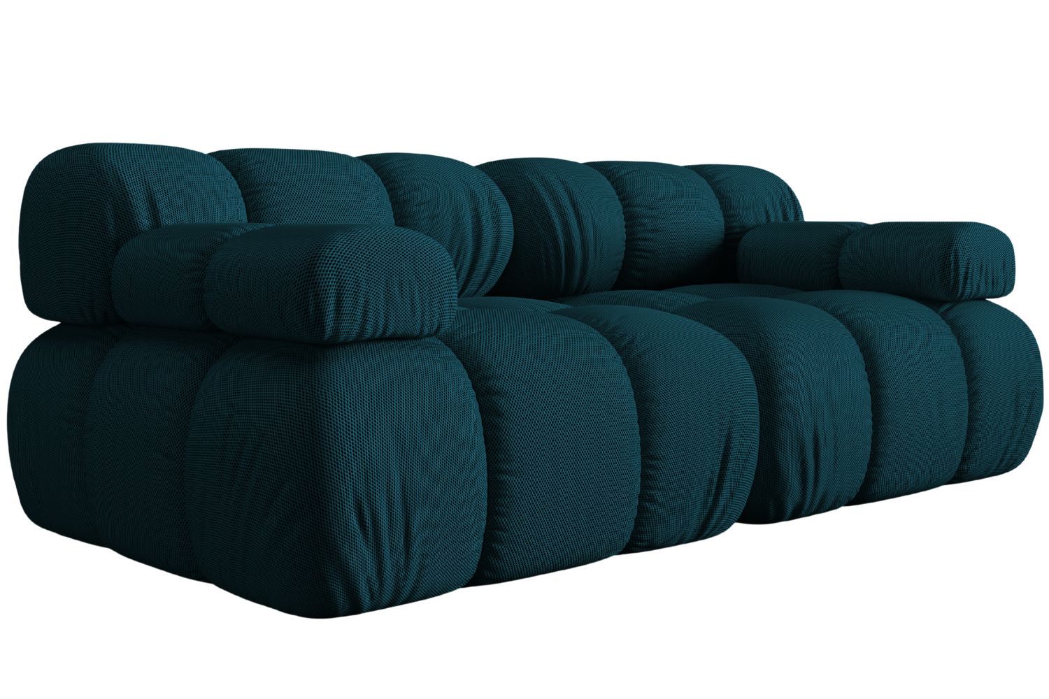 Micadoni Modrá dvoumístná pohovka Bellis 188 cm