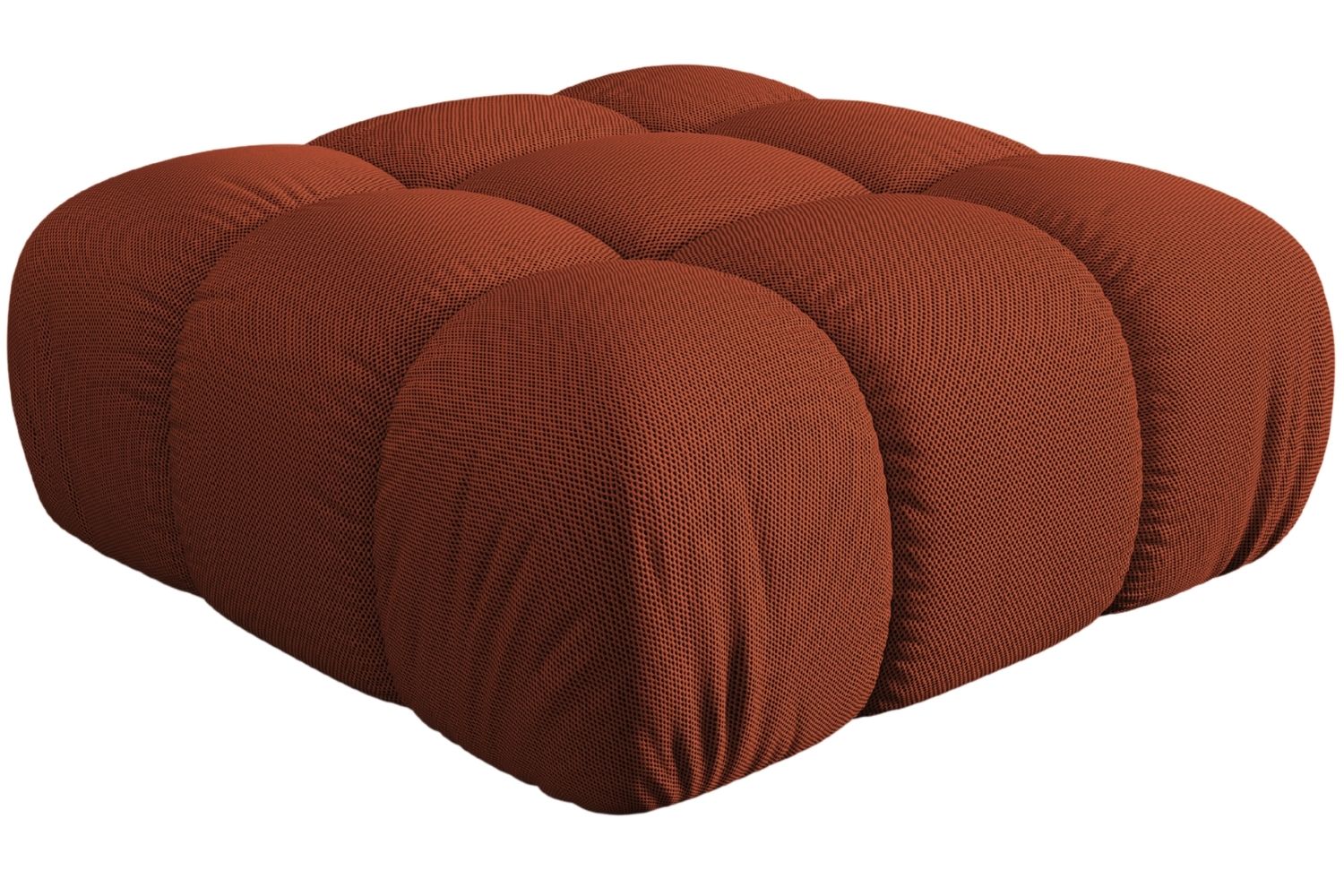 Micadoni Terakotově oranžová podnožka Bellis 94 x 94 cm