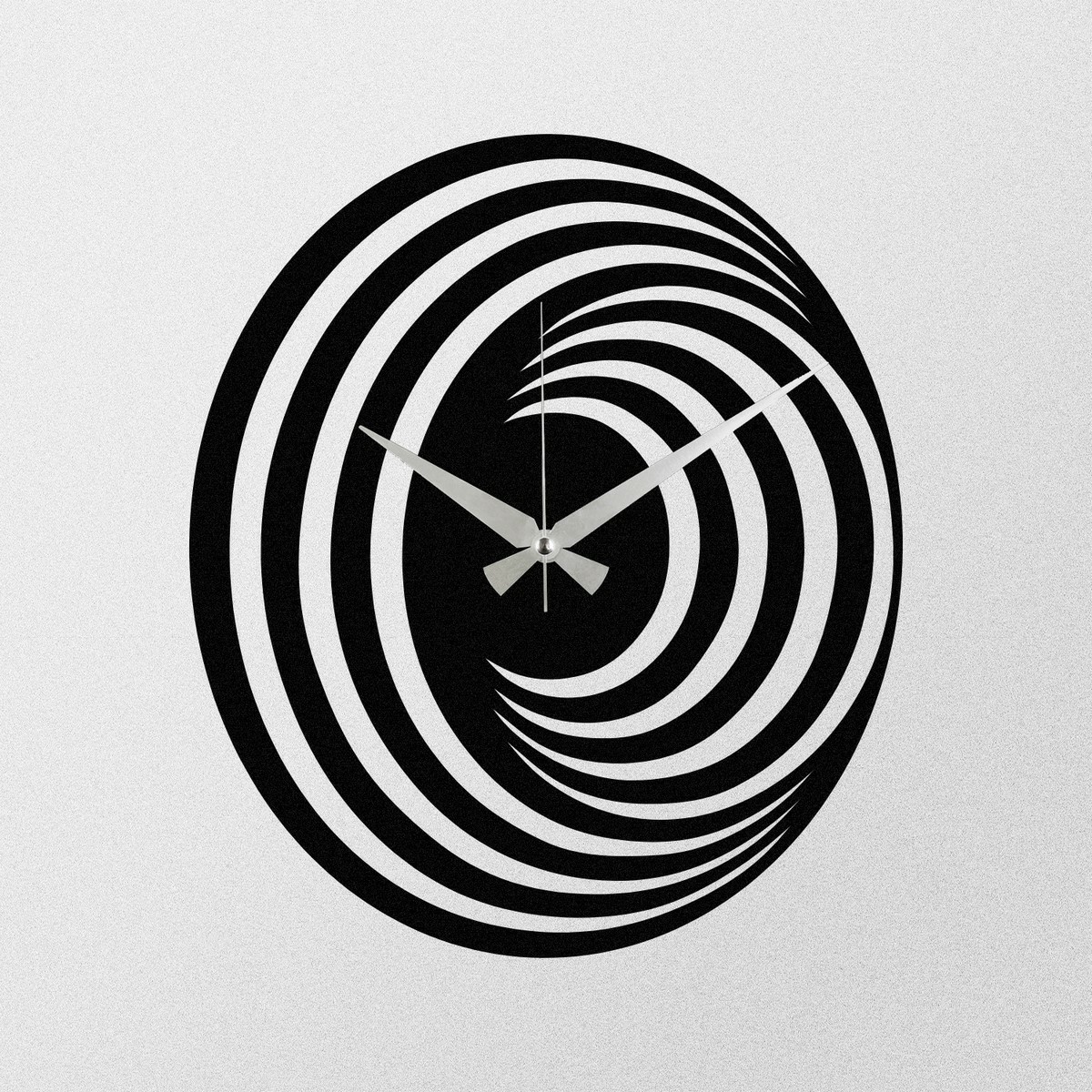 Nástěnné hodiny Circles  S017 Black