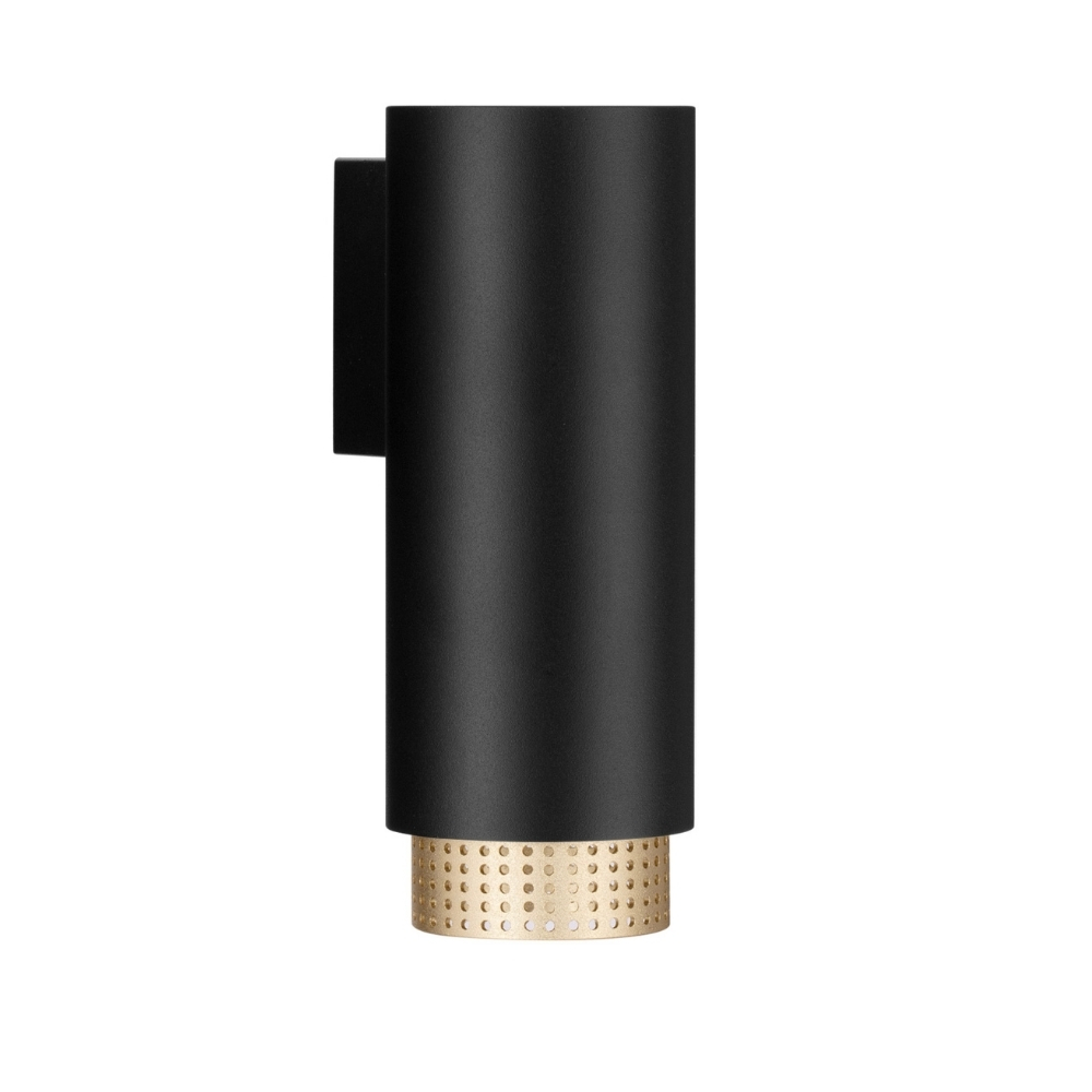 Nova Luce Černé nástěnné světlo Nessi