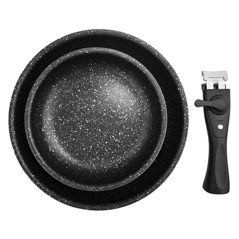 Orion 2dílná sada pánví s odnímatelnou rukojetí GRANDE COMBI