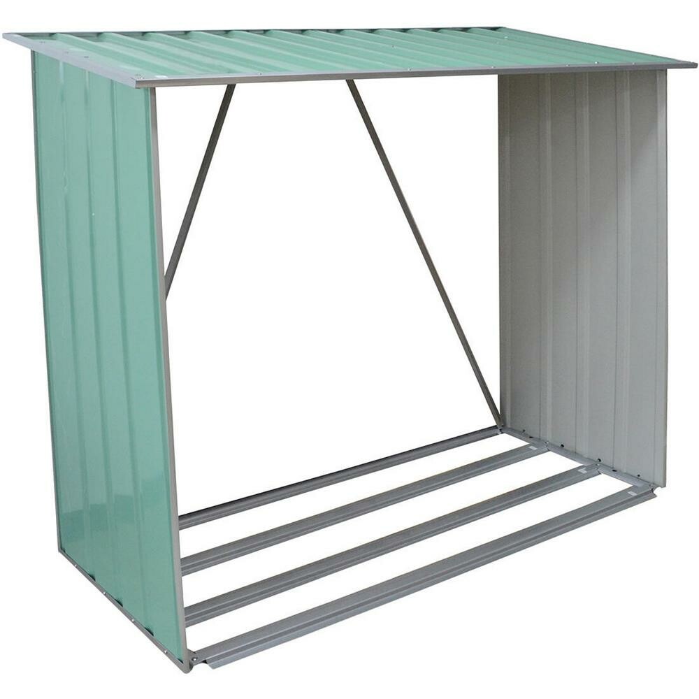 Plechový přístřešek na dřevo 189 x 76 x 191cm