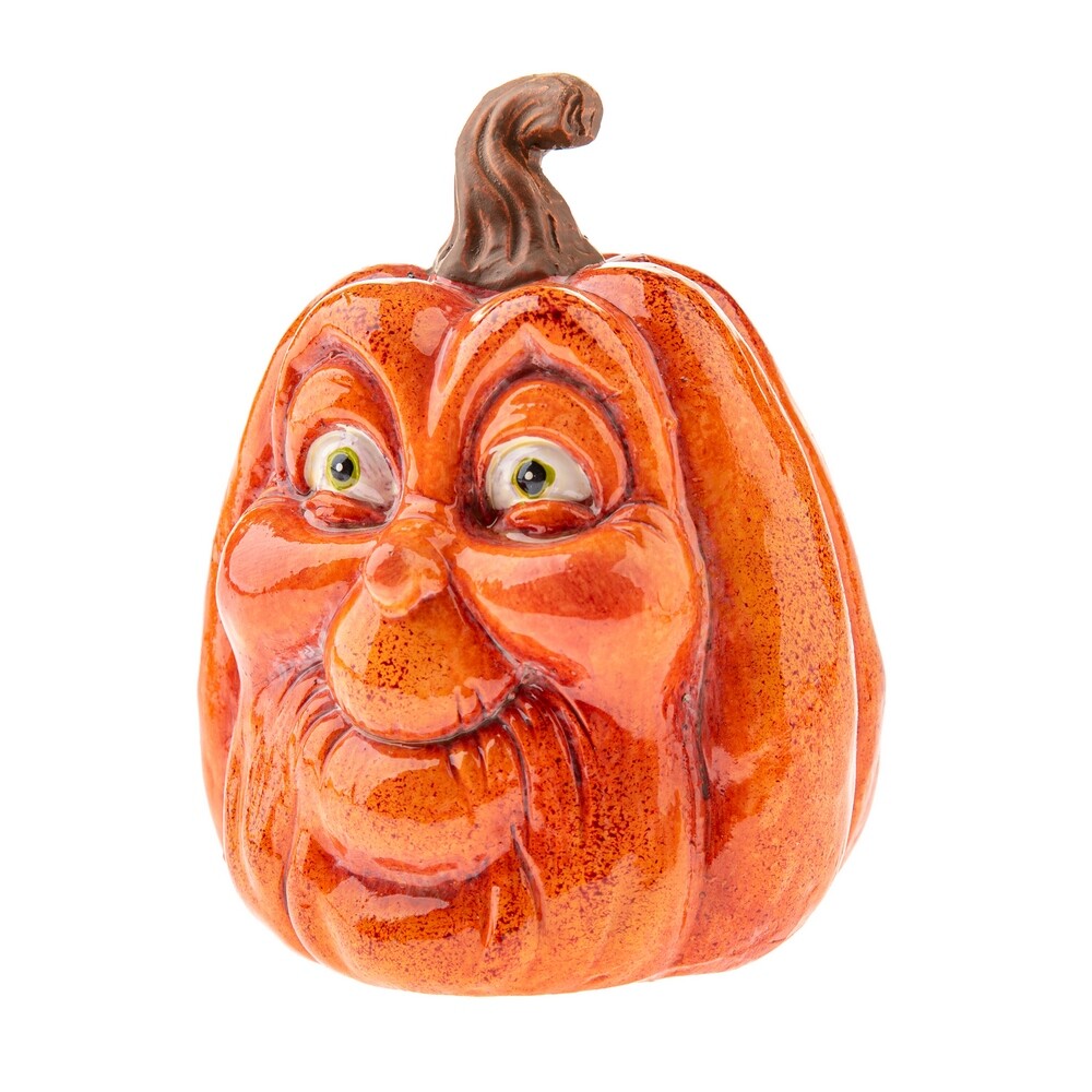 Podzimní dekorace Dýně s tváří