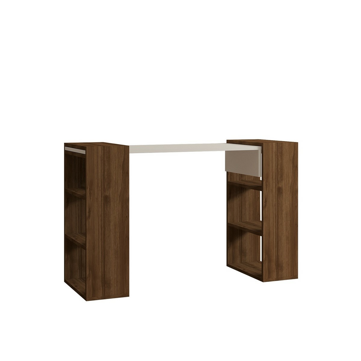 Pracovní stůl Handy Walnut and White