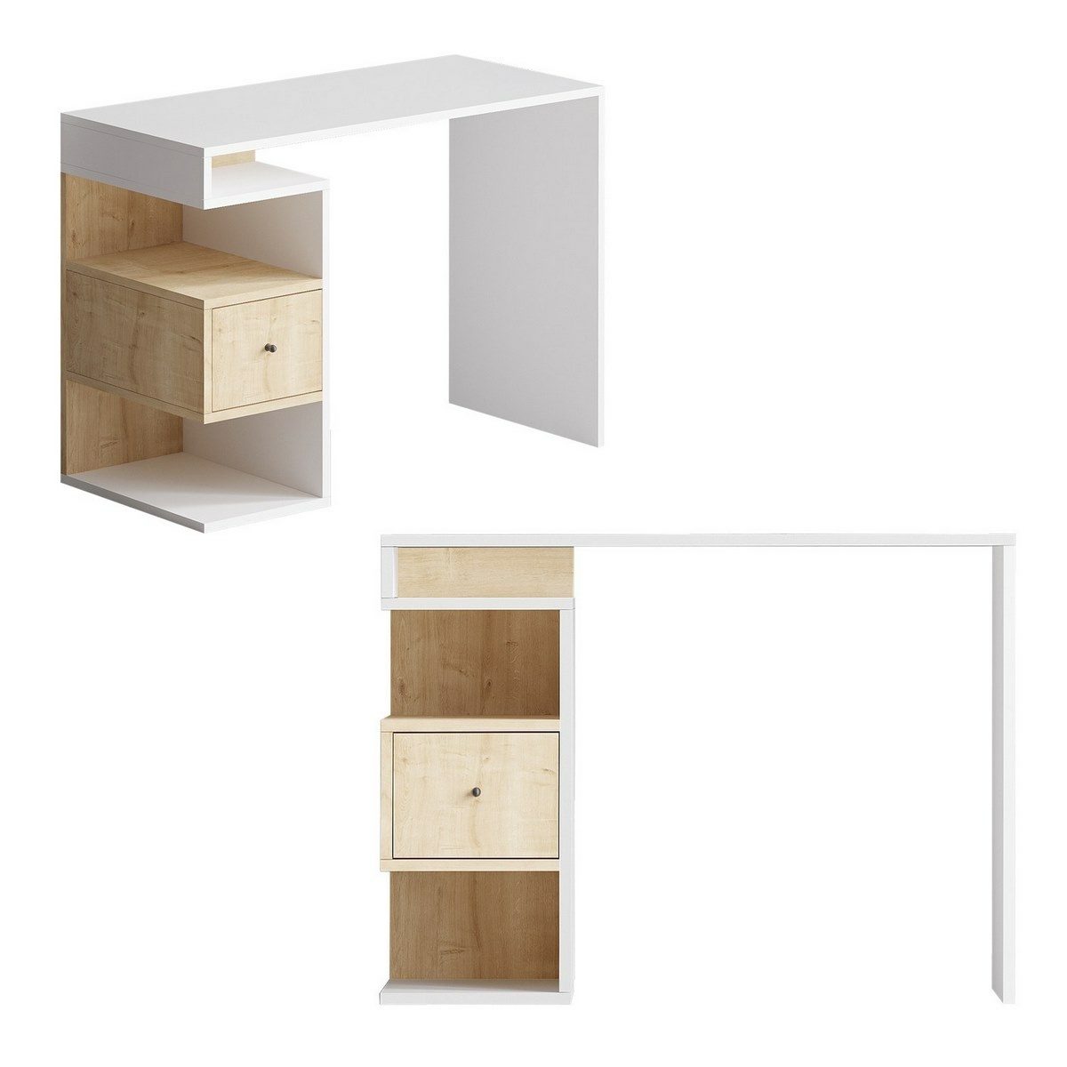 Pracovní stůl Tempus White and Oak