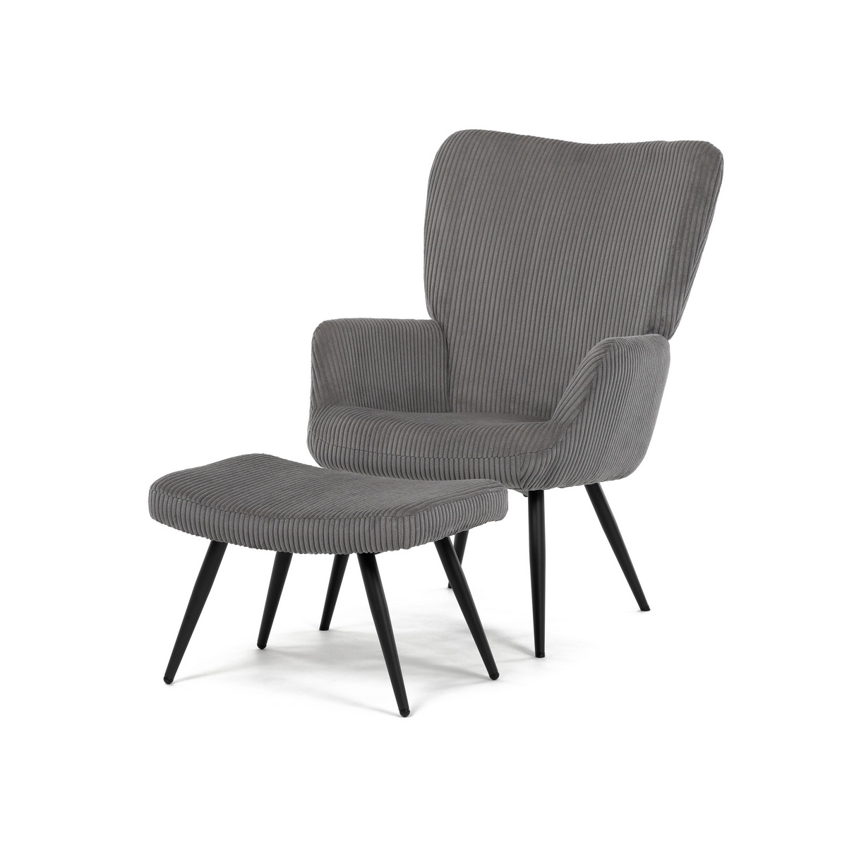 Relaxační křeslo s podnožkou L7285 GREY6