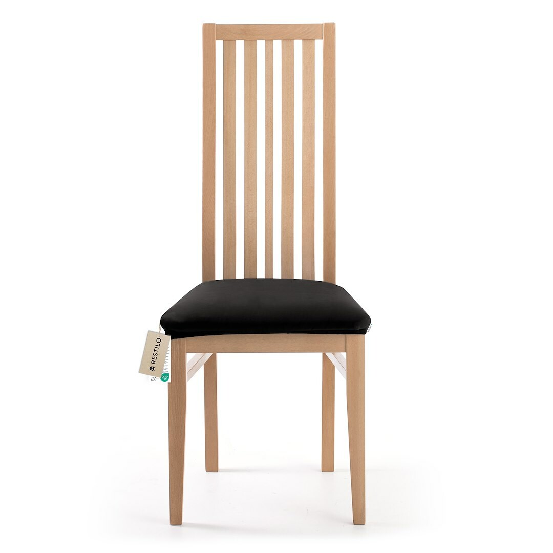 Restilo Napínací potah na sedák na židli Sento černá