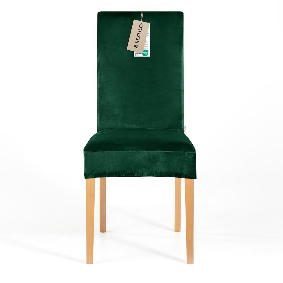 Restilo Napínací potah na židli Sento tmavě zelená