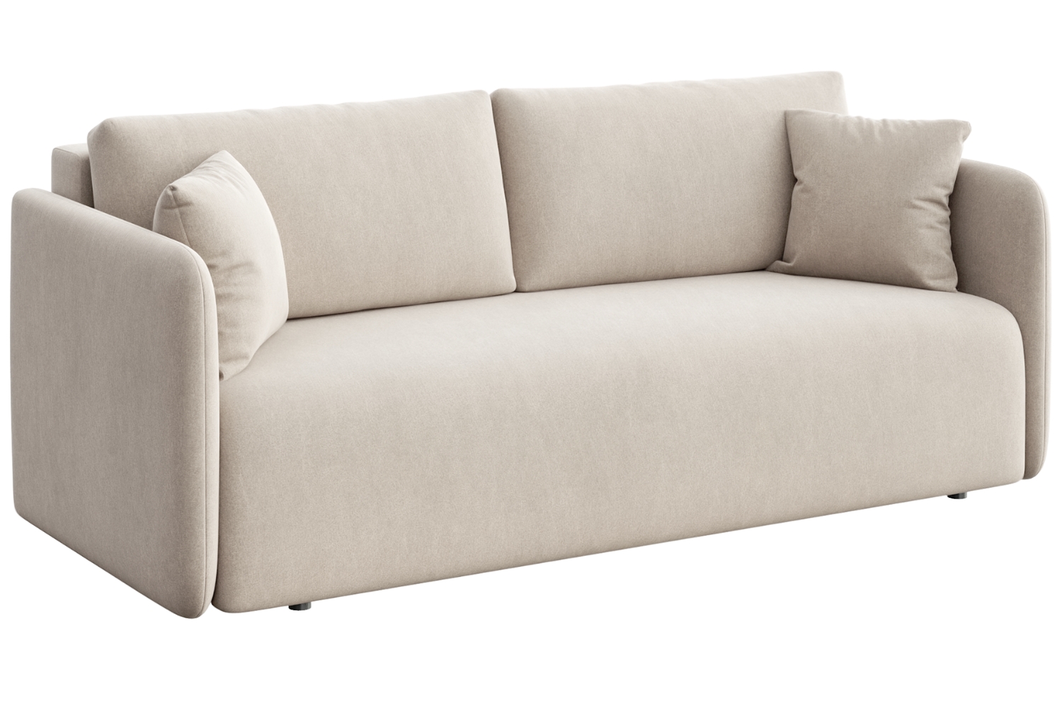 Rodier Světle béžová rozkládací pohovka Chaum 220 cm