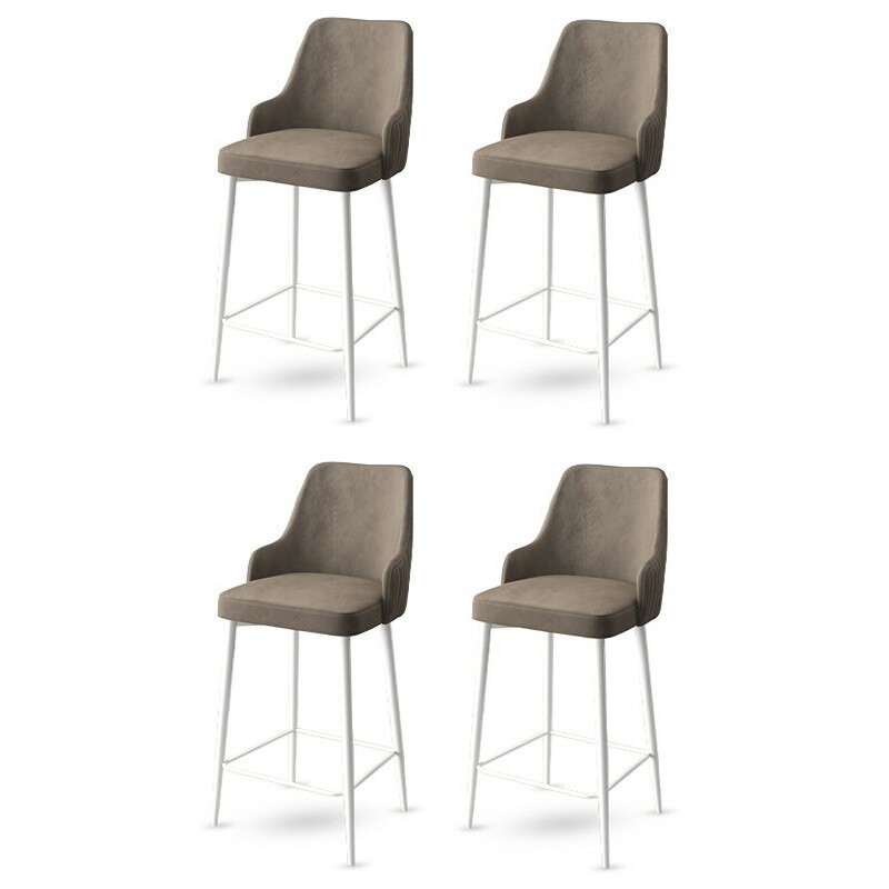 Sada barových židlí Enox Cappuccino and White