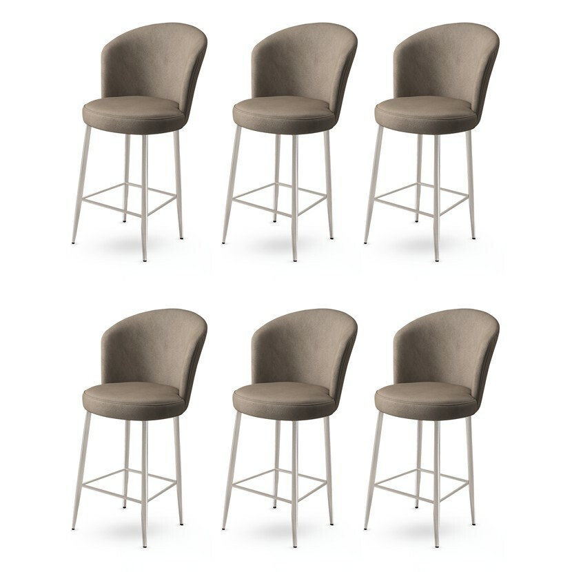 Sada barových židlí Fora Cappuccino and Chrome