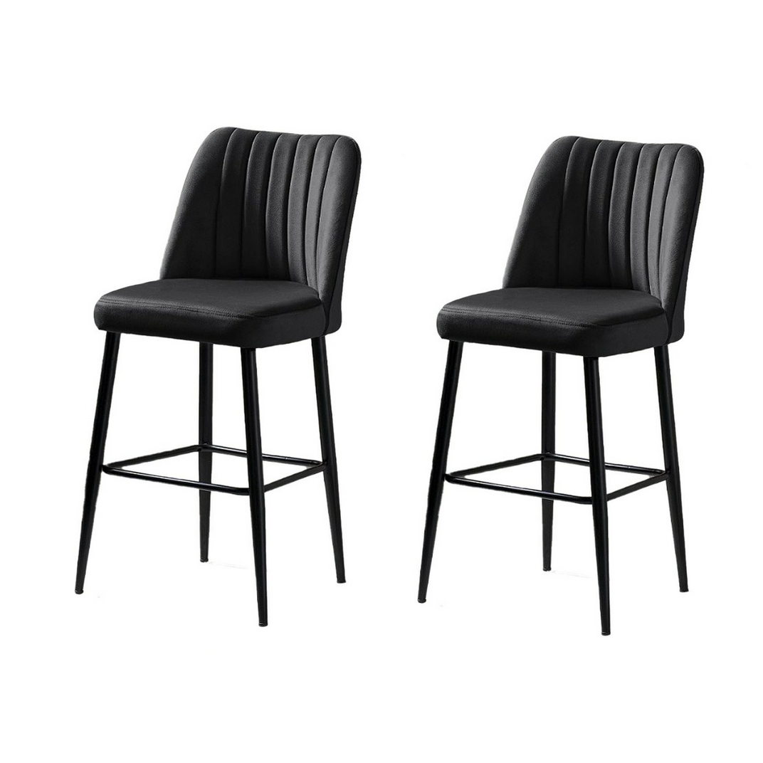 Sada barových židlí Vento Black and Black