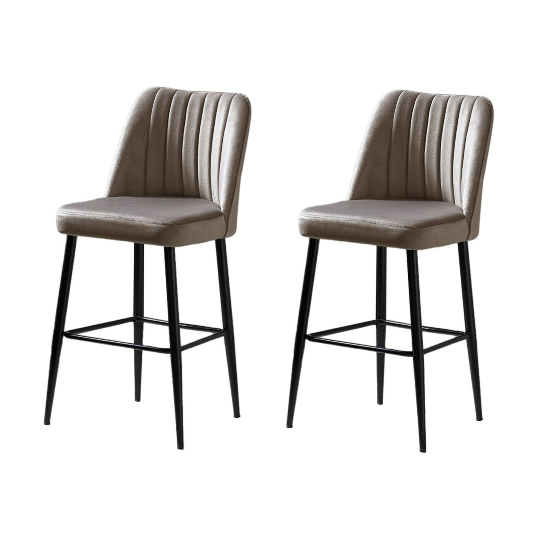 Sada barových židlí Vento Cappuccino and Black