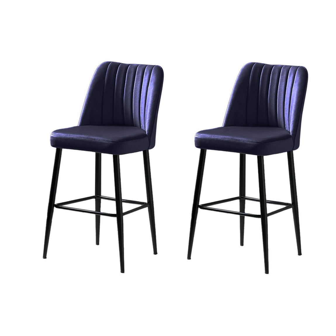 Sada barových židlí Vento Sax Blue and Black